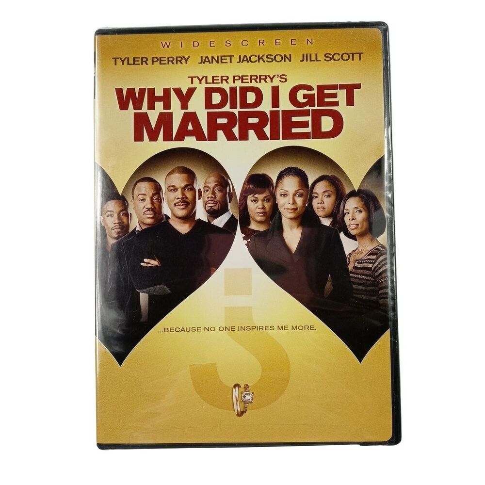 Why Did I Get Married New DVD 2007 Movie Tyler Perry Janet Jackson